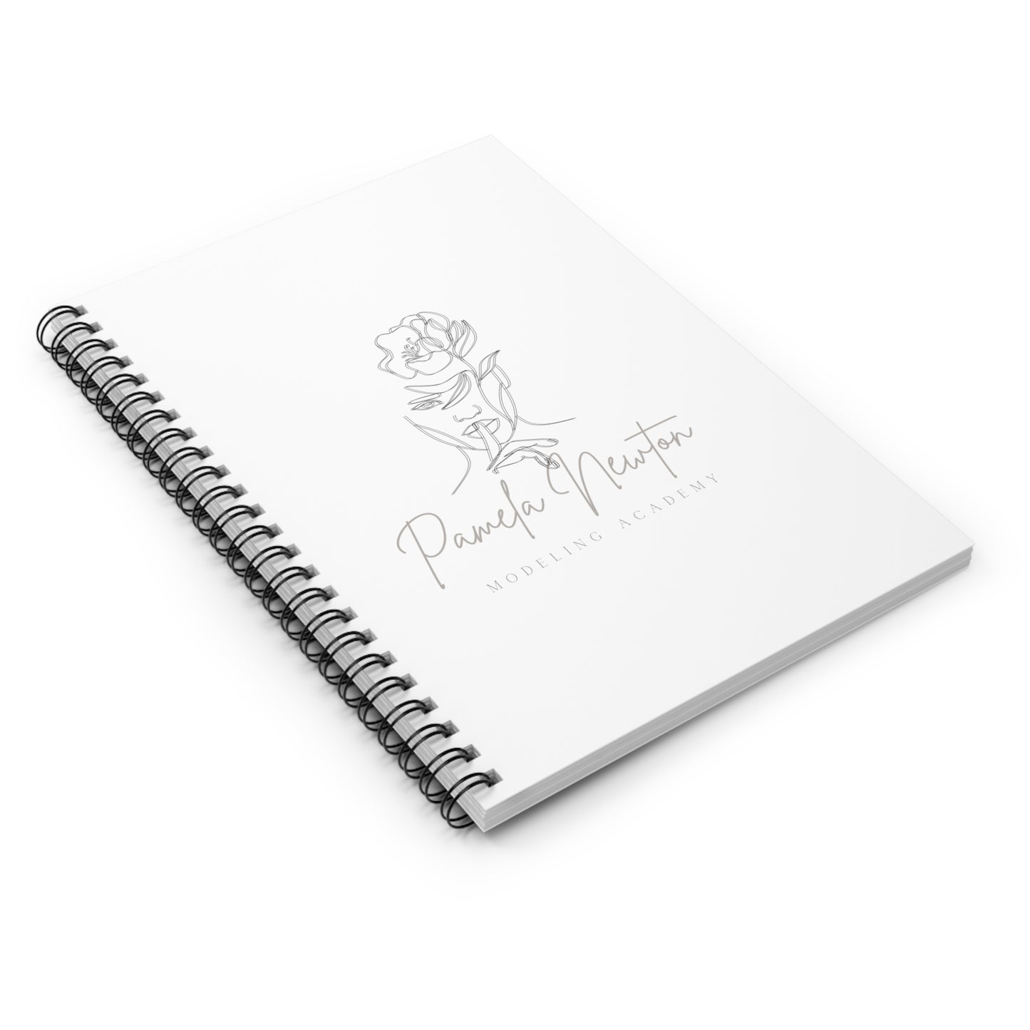 Pamela Newton Modeling Academy Spiral Notebook - Ruled Line
