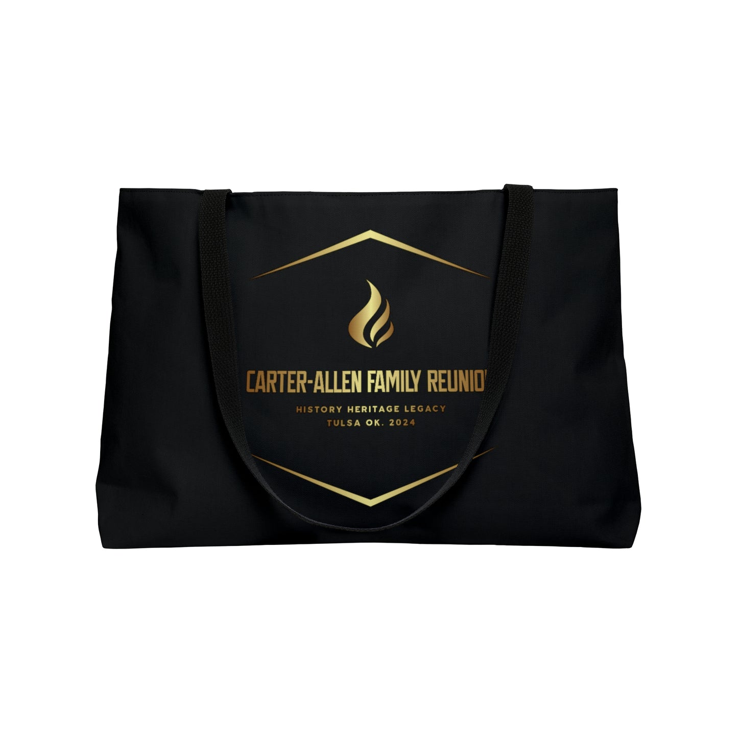 Black Carter-Allen Weekender Tote Bag