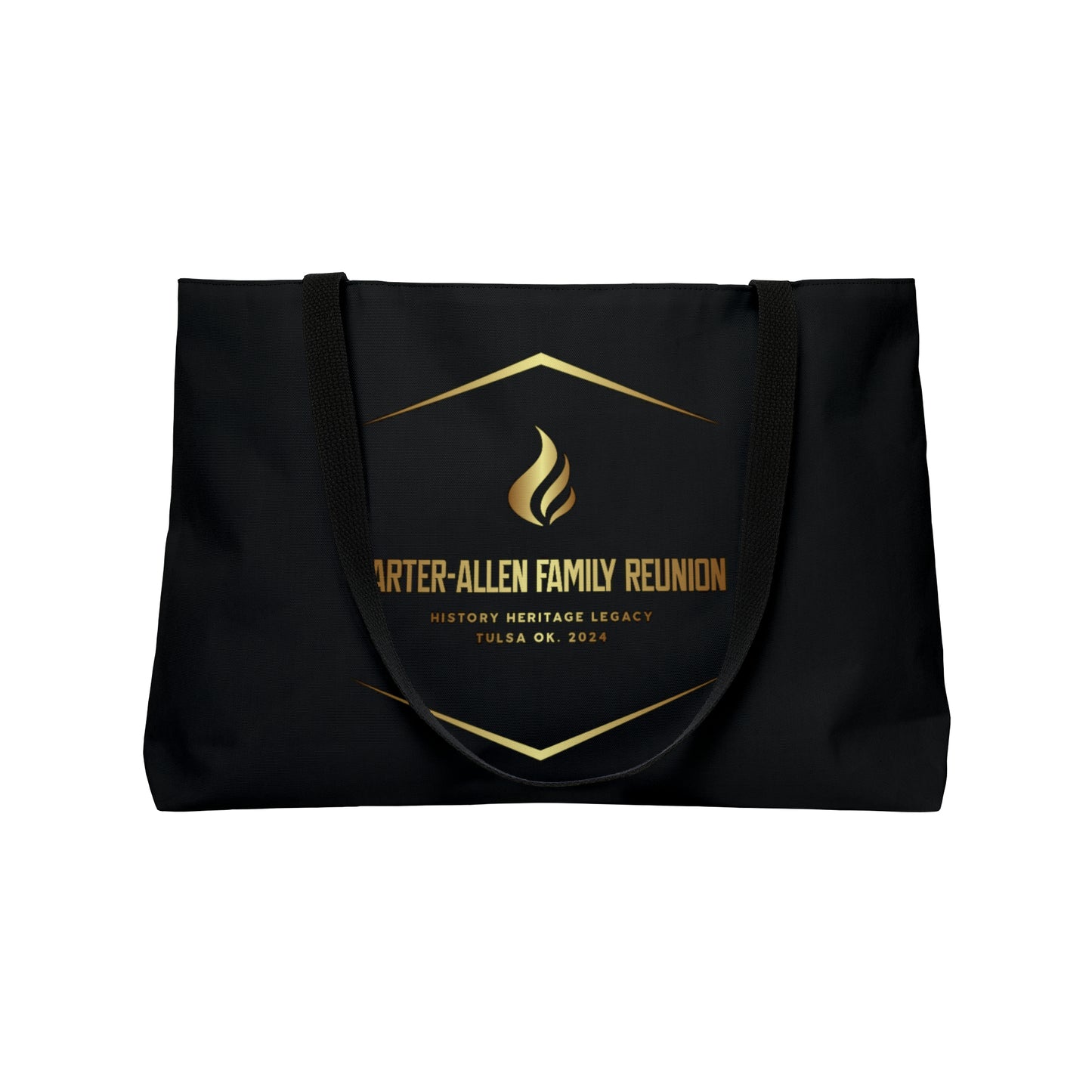 Black Carter-Allen Weekender Tote Bag