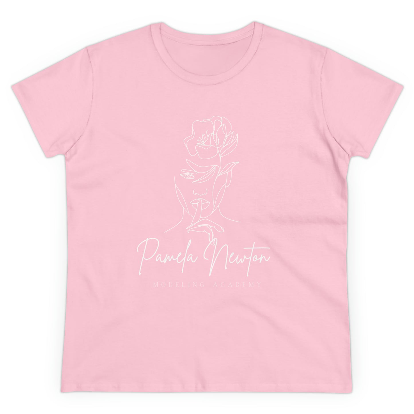 Pamela Newton Modeling Academy Women's Midweight Cotton Tee