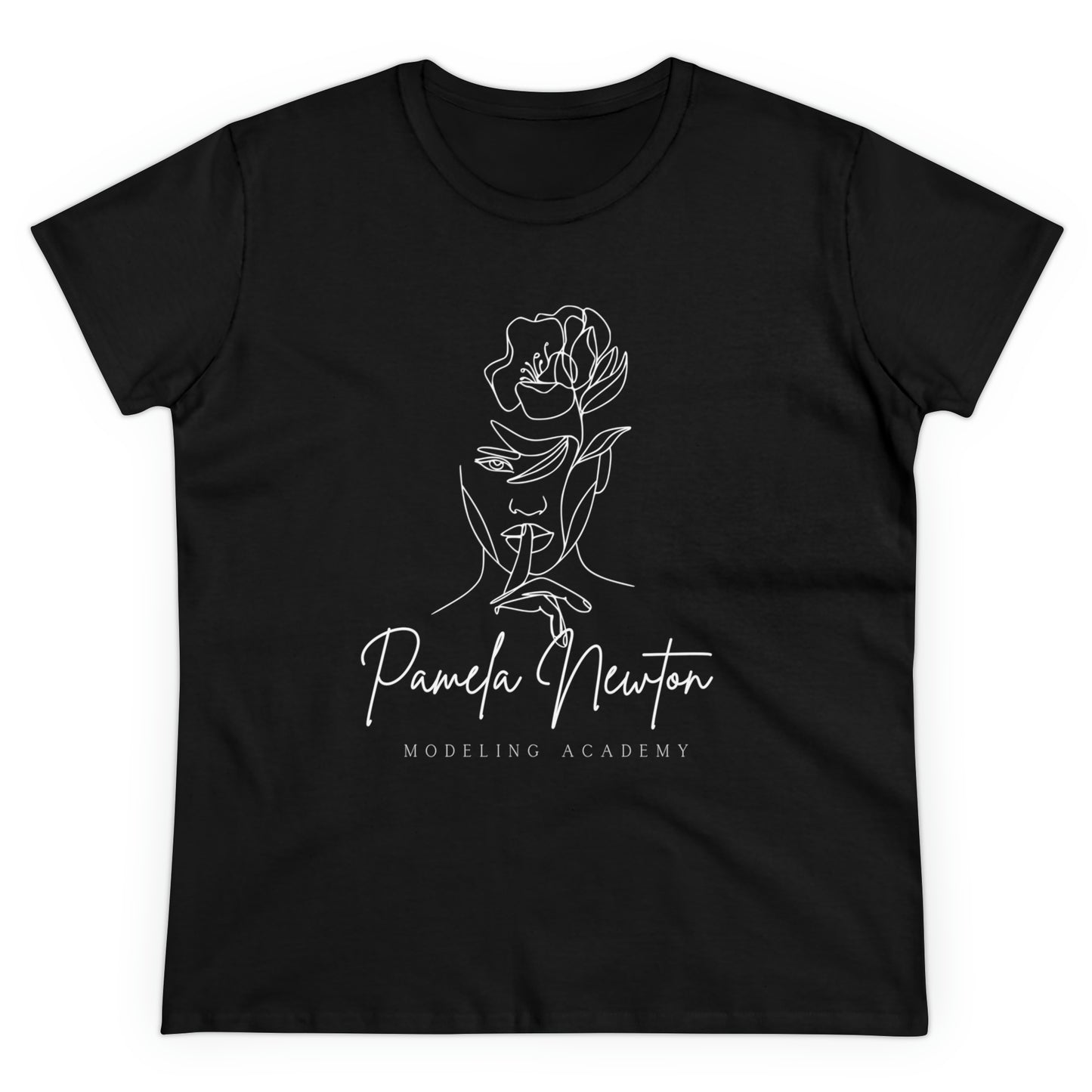 Pamela Newton Modeling Academy Women's Midweight Cotton Tee