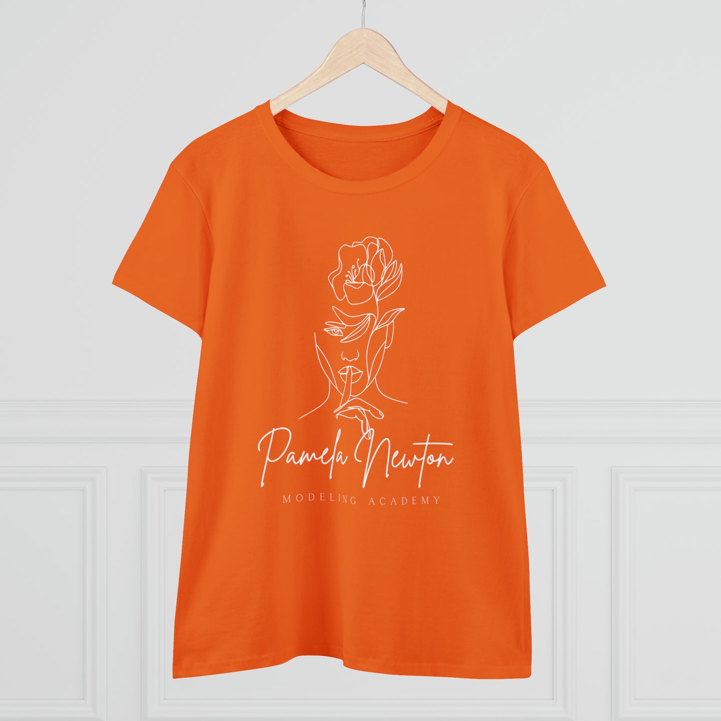 Pamela Newton Modeling Academy Women's Midweight Cotton Tee