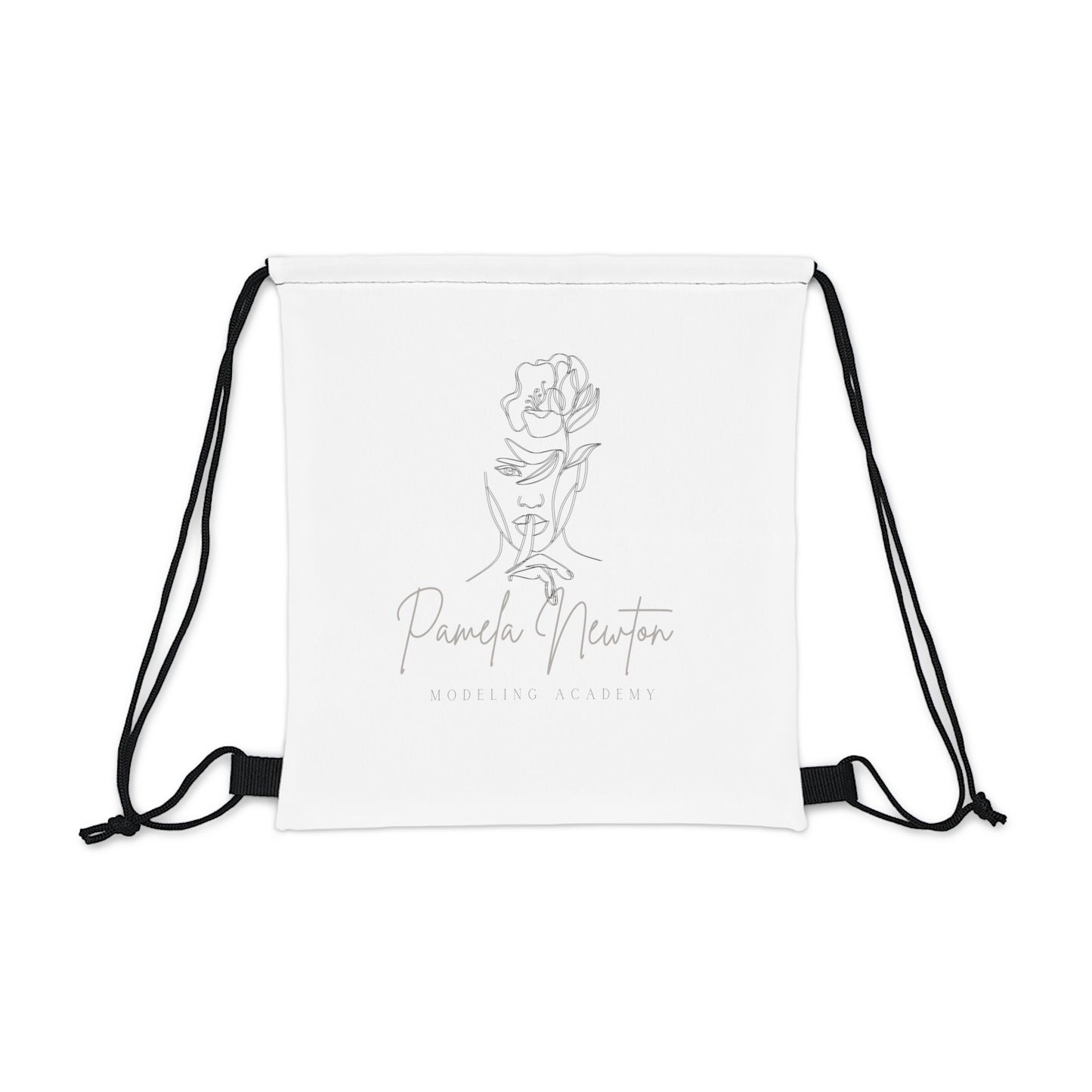 Pamela Newton Modeling Academy Outdoor Drawstring Bag