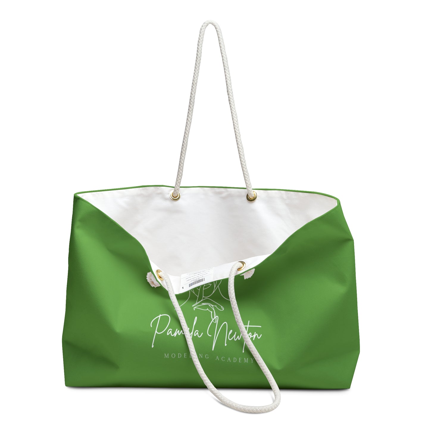Pamela Newton Modeling Academy Light Green Weekender Bag