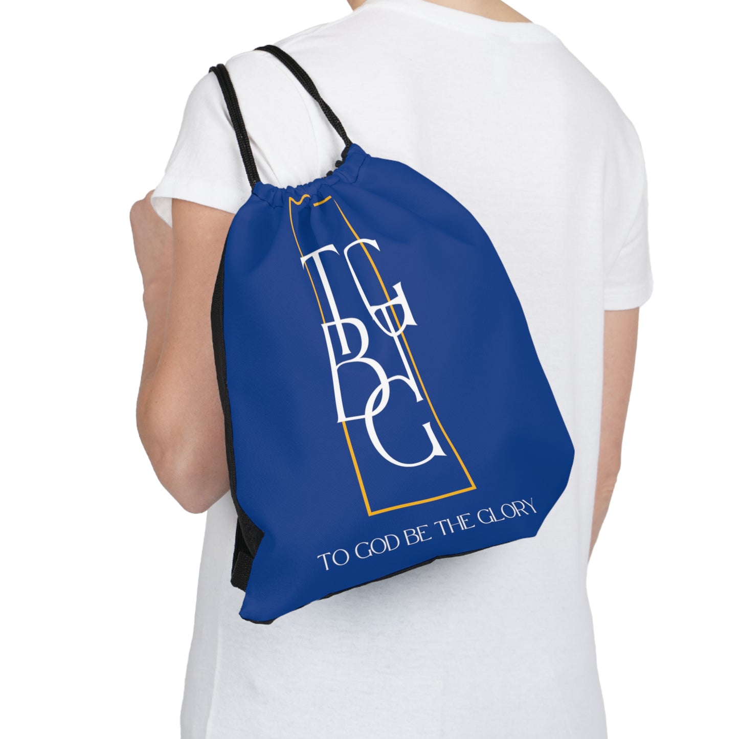 TGBTG Outdoor Drawstring Bag Blue