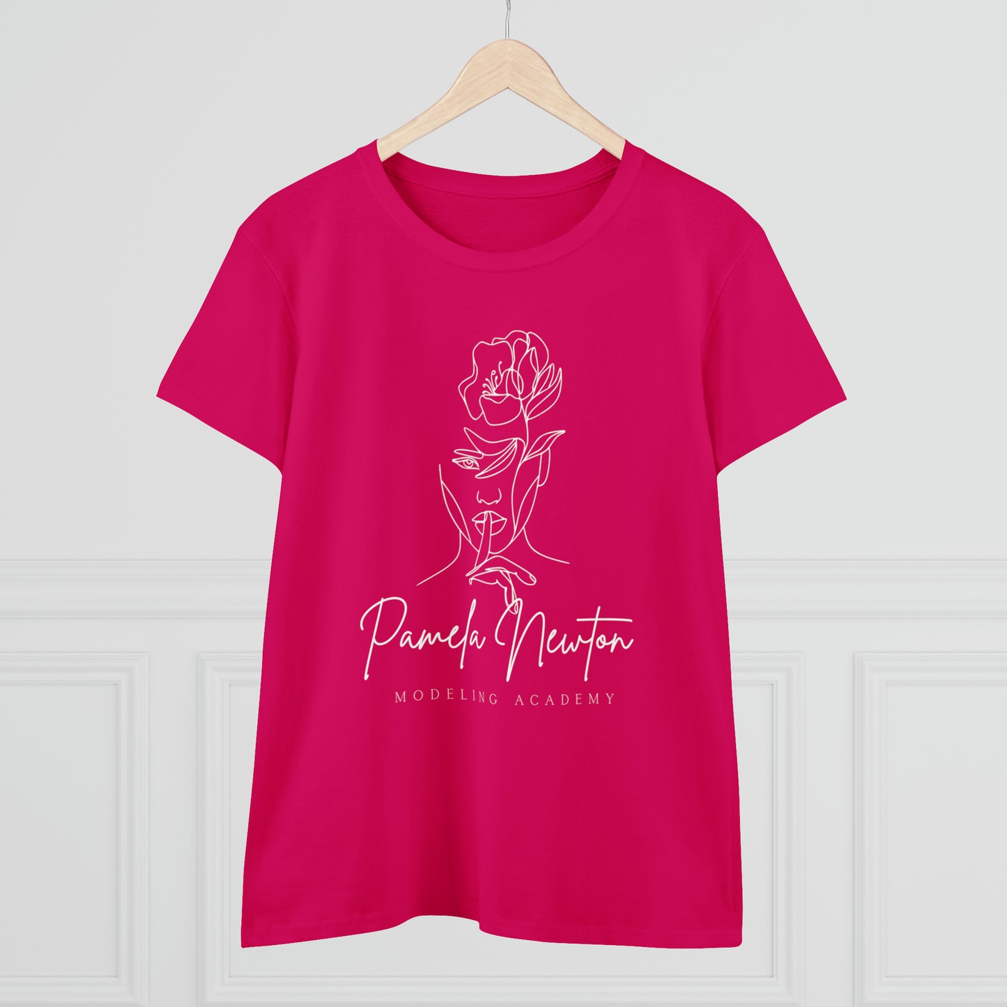 Pamela Newton Modeling Academy Women's Midweight Cotton Tee