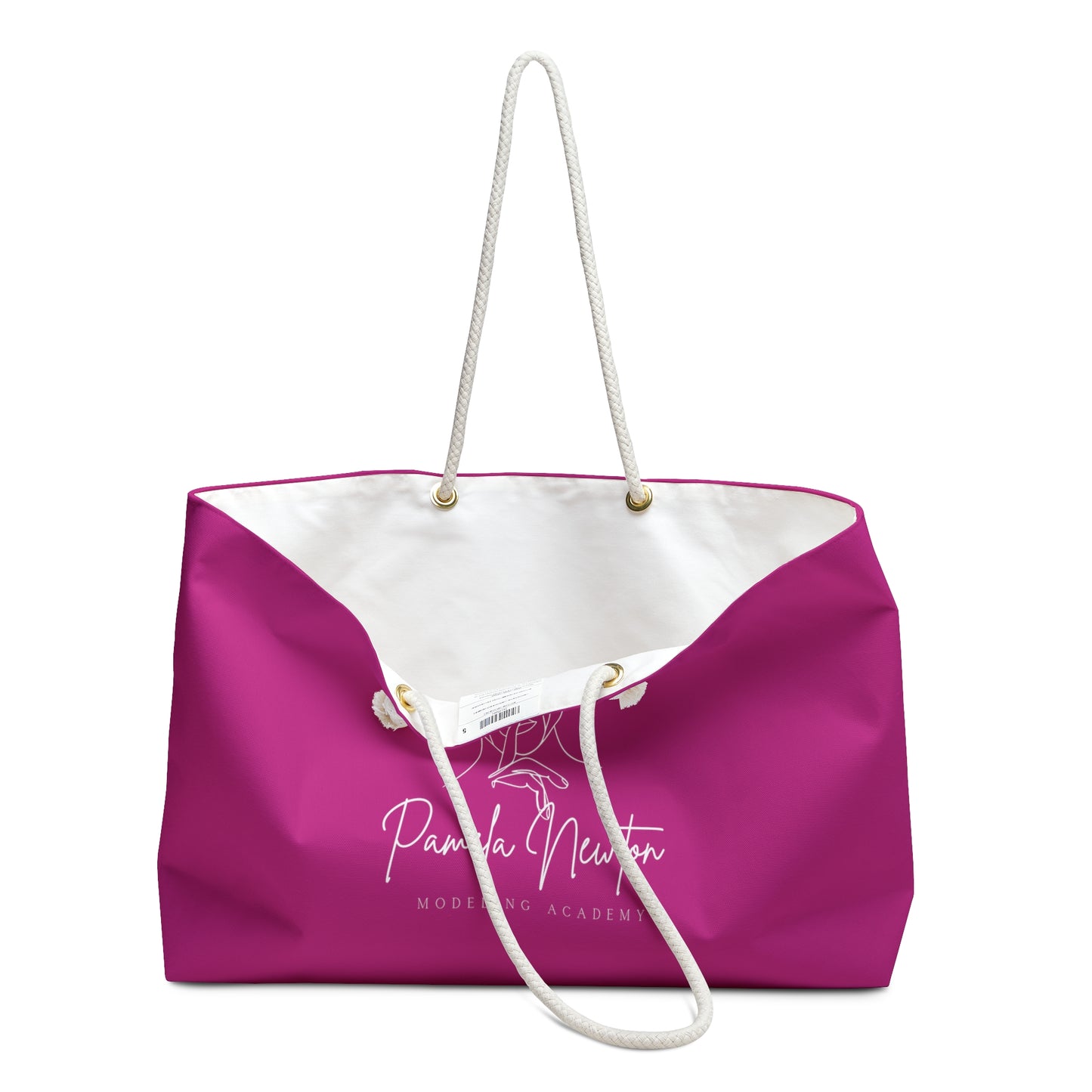 Pamela Newton Modeling Academy Pink Weekender Bag