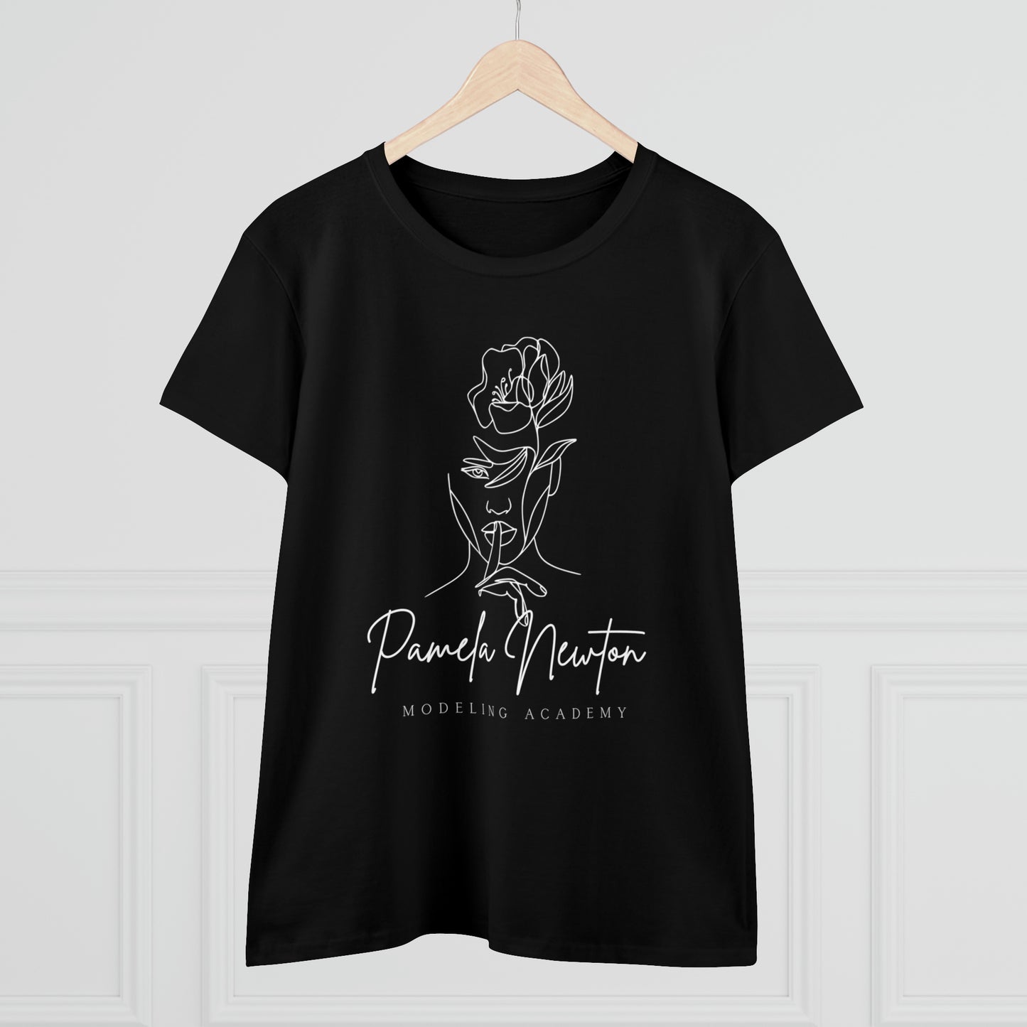 Pamela Newton Modeling Academy Women's Midweight Cotton Tee