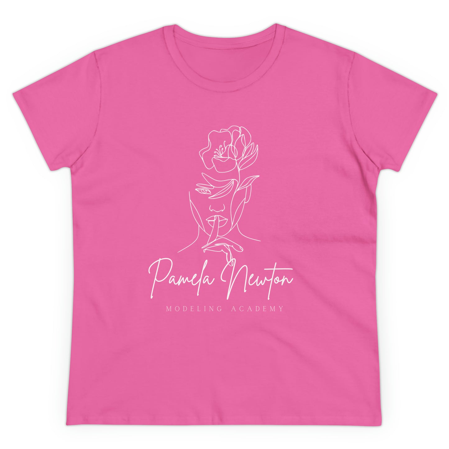 Pamela Newton Modeling Academy Women's Midweight Cotton Tee