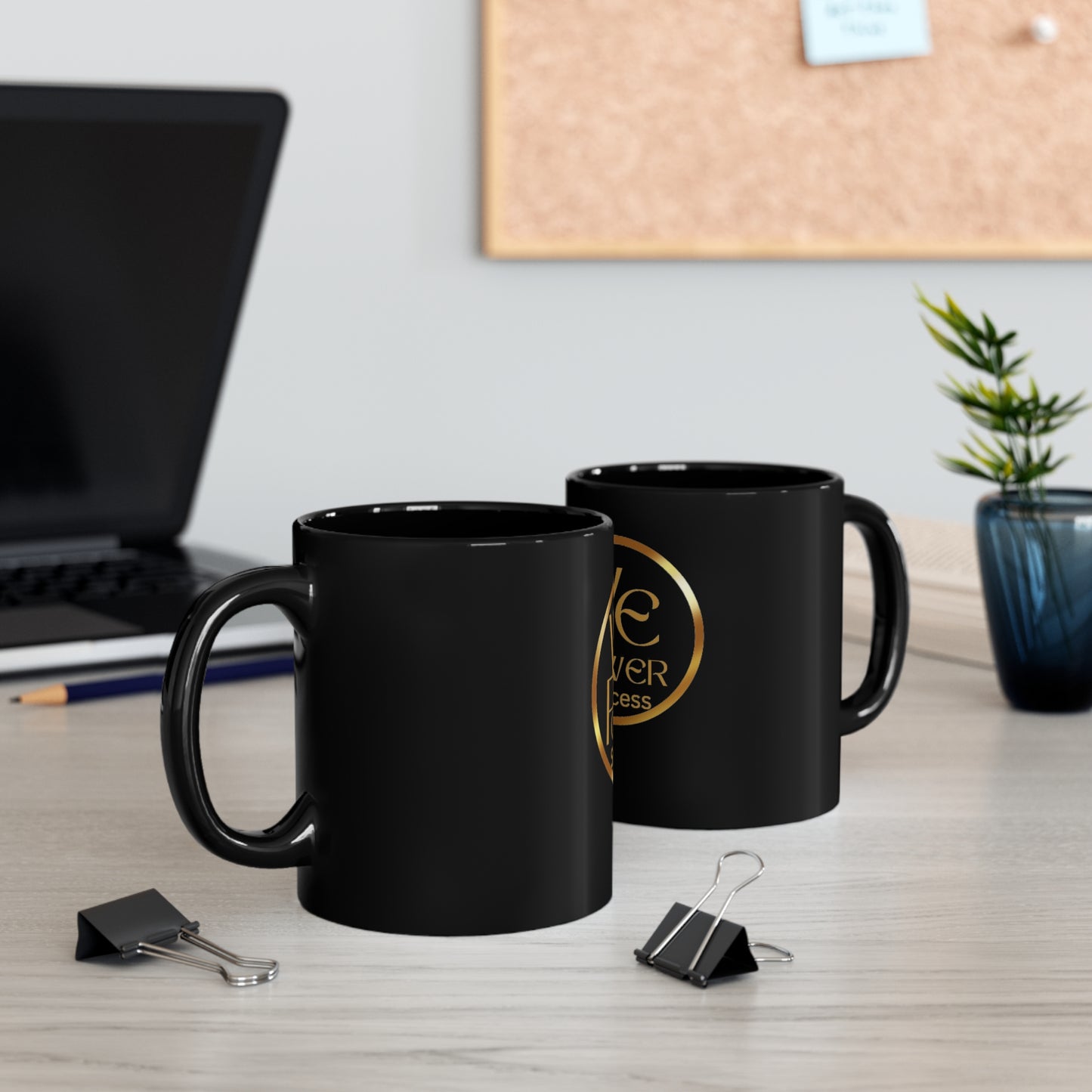 We Power Success 11oz Black Mug