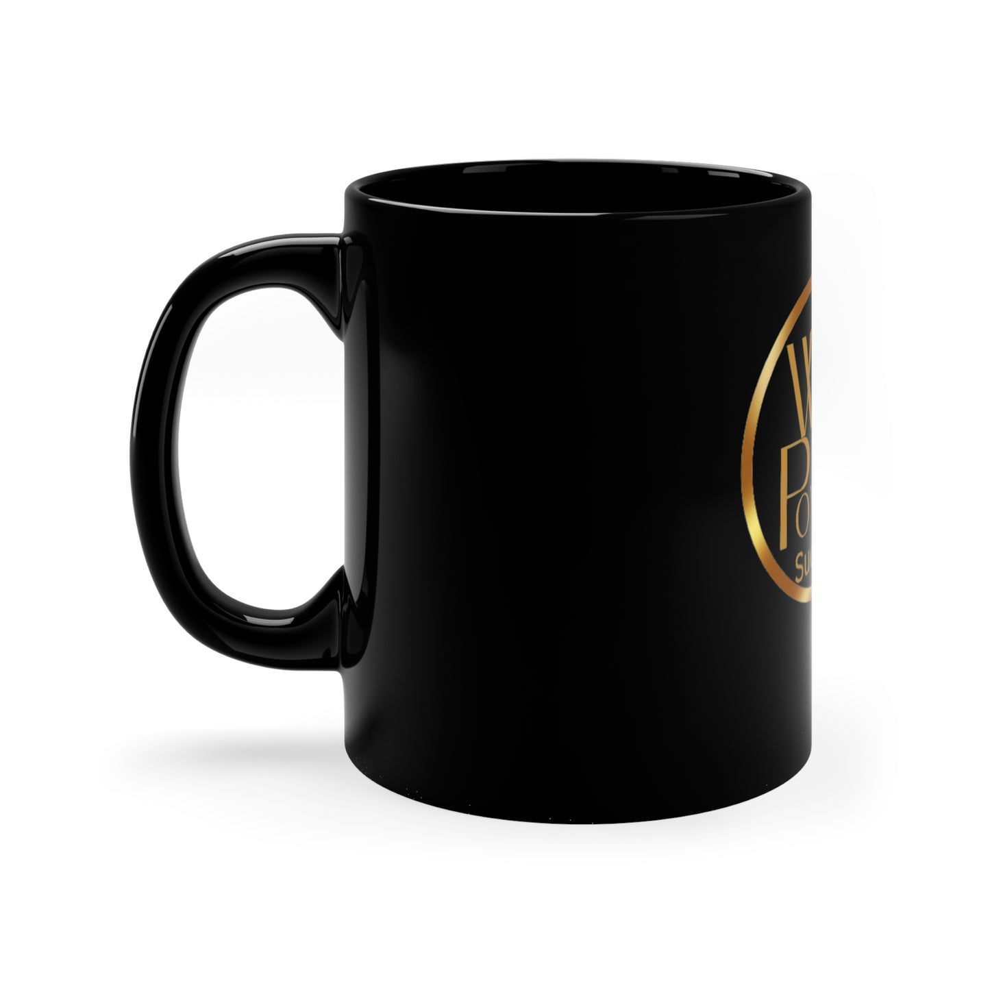 We Power Success 11oz Black Mug