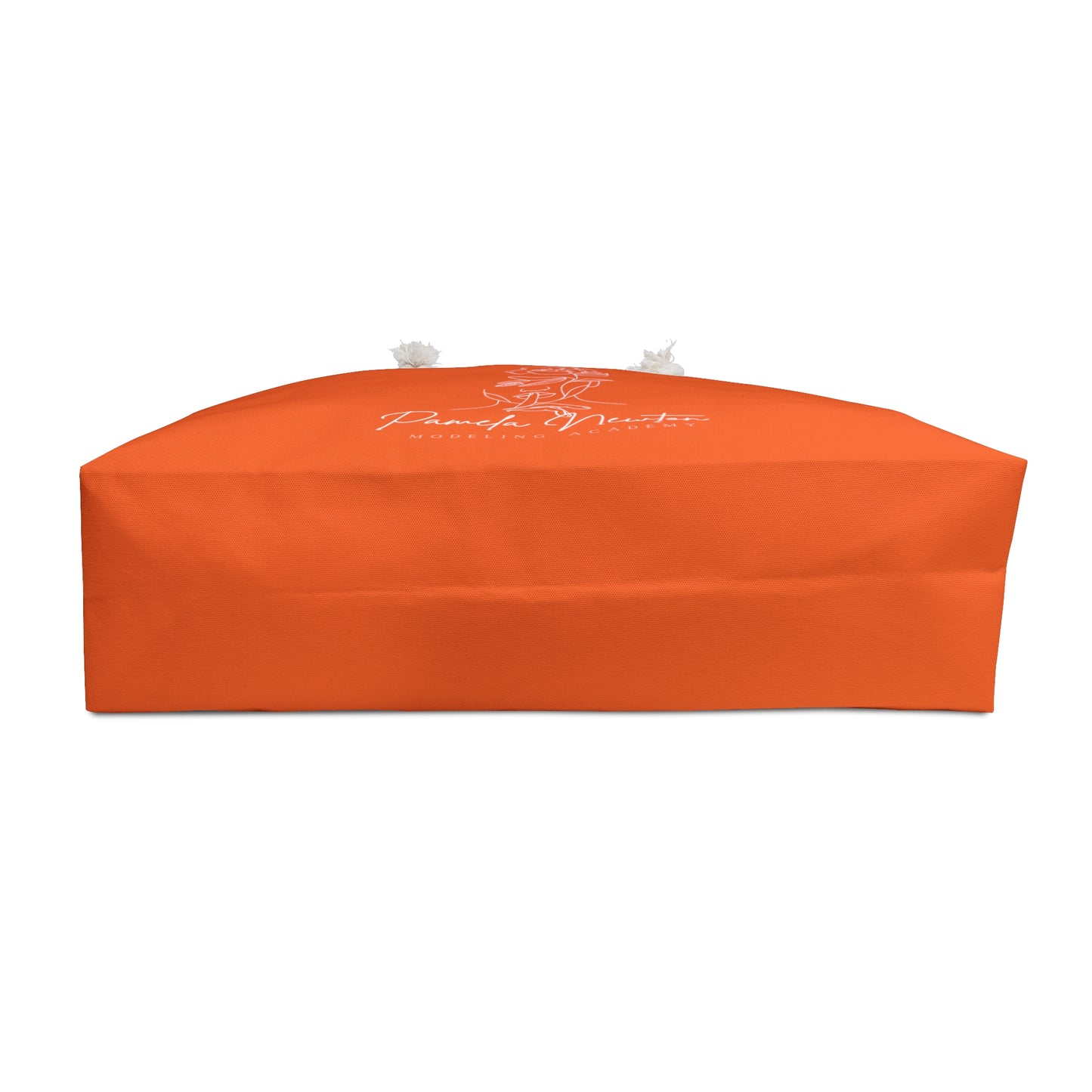 Pamela Newton Modeling Academy Orange Weekender Bag