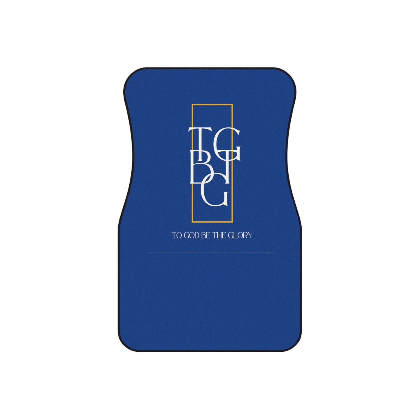 TGBTG White LetteringCar Mats (2x Front)