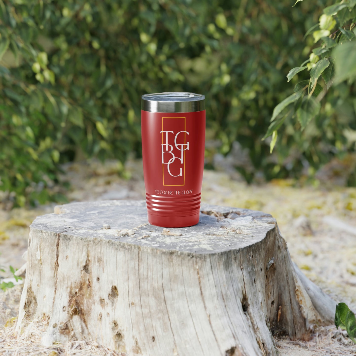 TGBTG White Lettering Ringneck Tumbler, 20oz