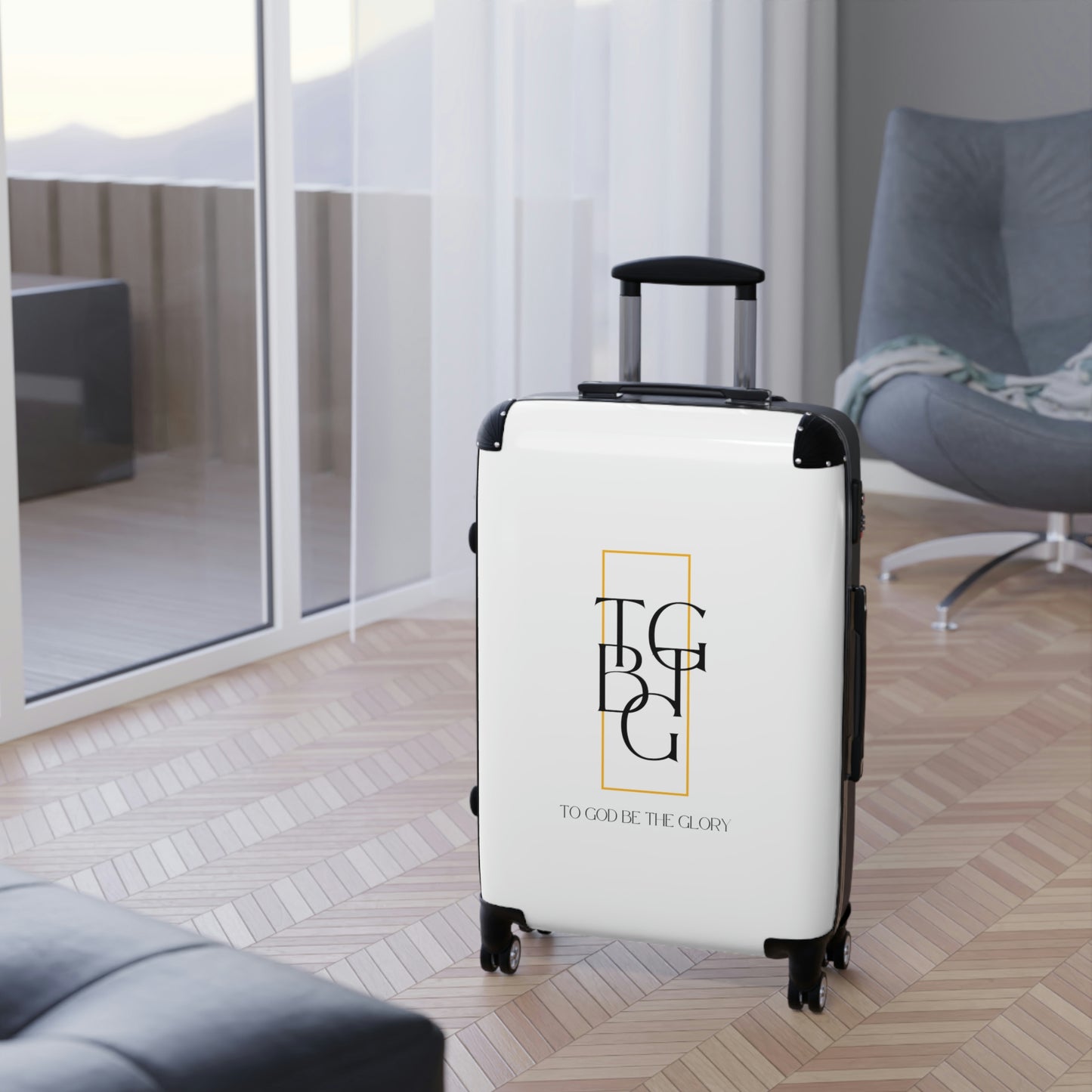 TGBTG Black Lettering Suitcases