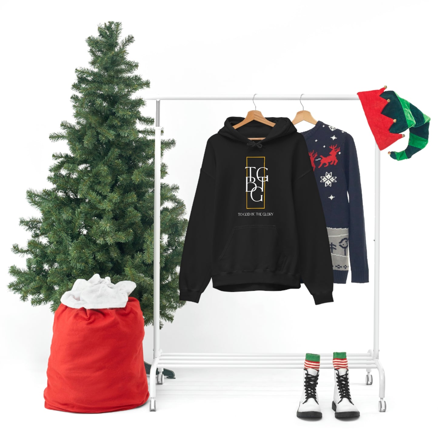 TGBTG Hooded Sweatshirt in Black