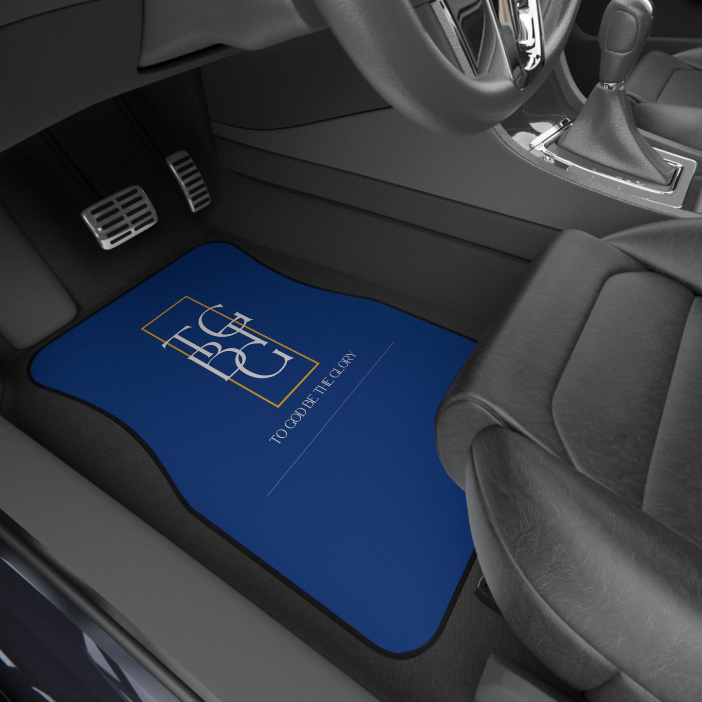 TGBTG White LetteringCar Mats (2x Front)