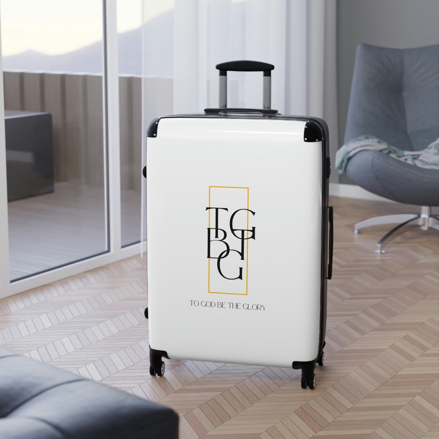 TGBTG Black Lettering Suitcases