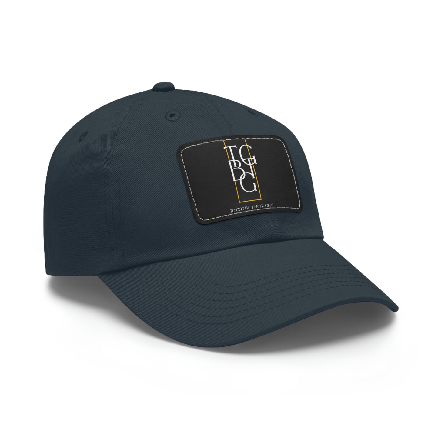 TGBTG Dad Hat with Leather Patch (Rectangle)