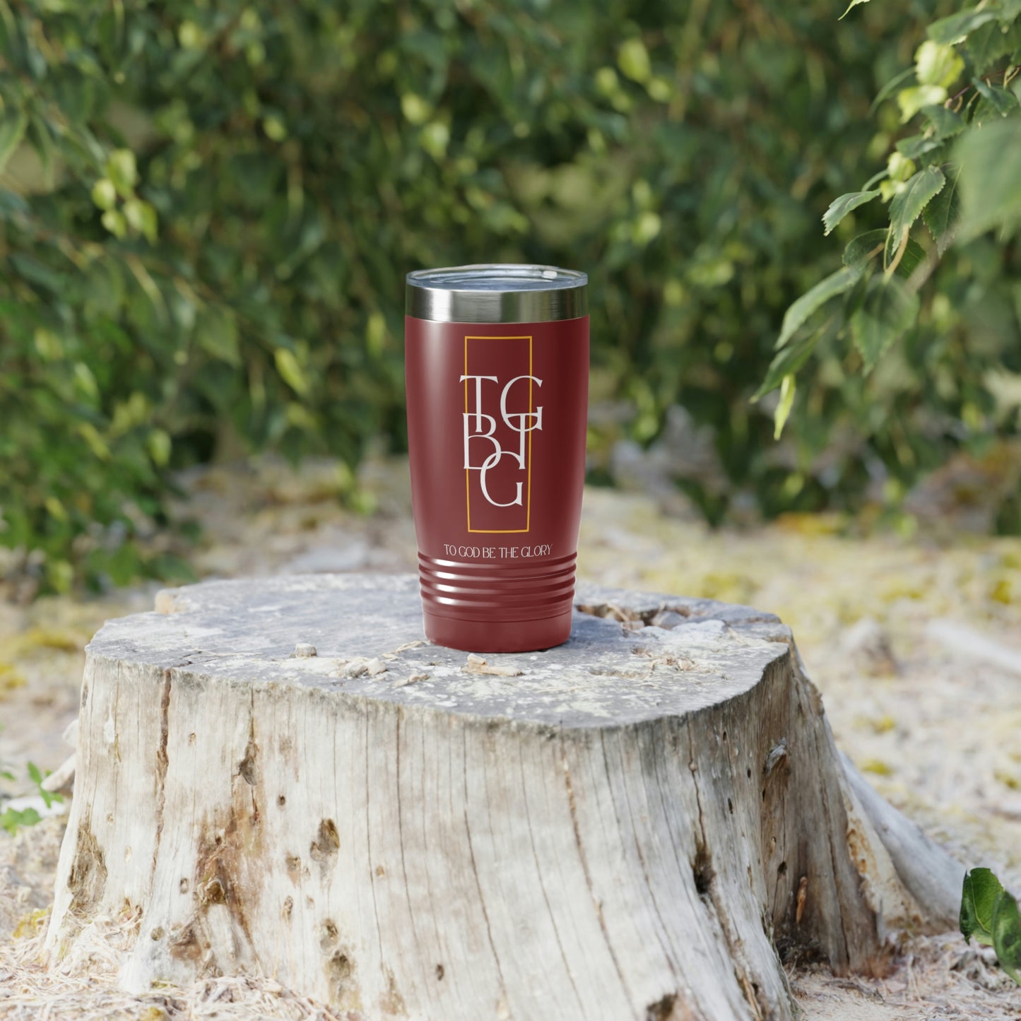 TGBTG White Lettering Ringneck Tumbler, 20oz