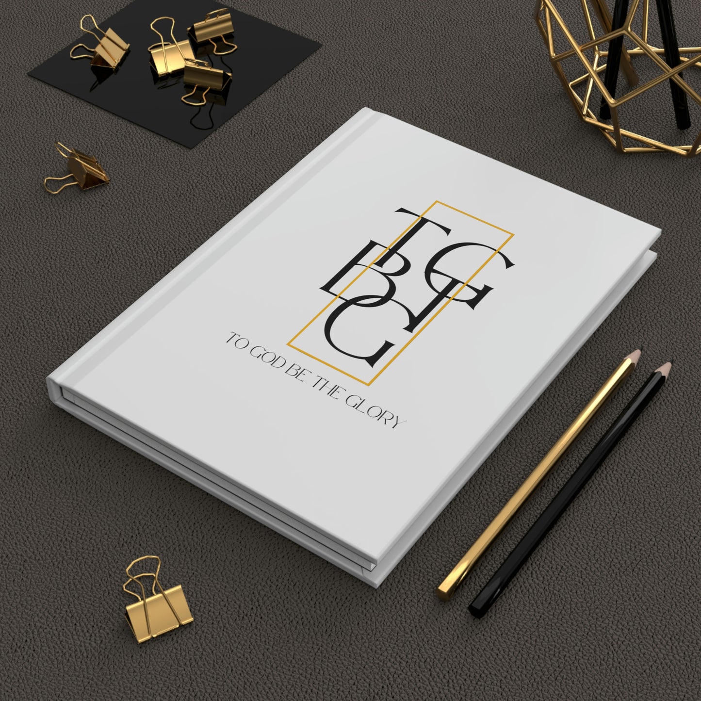 To God Be the Glory Hardcover Journal