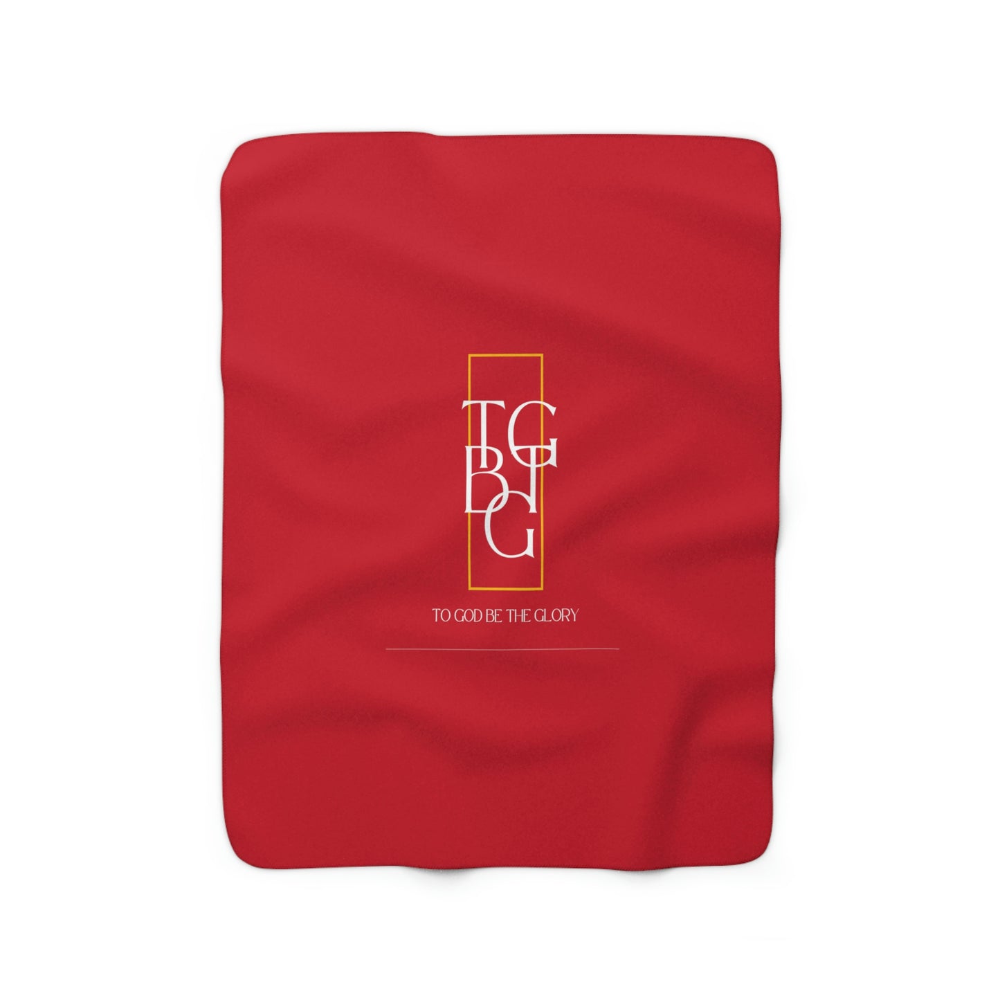 Dark Red TGBTG Sherpa Fleece Blanket