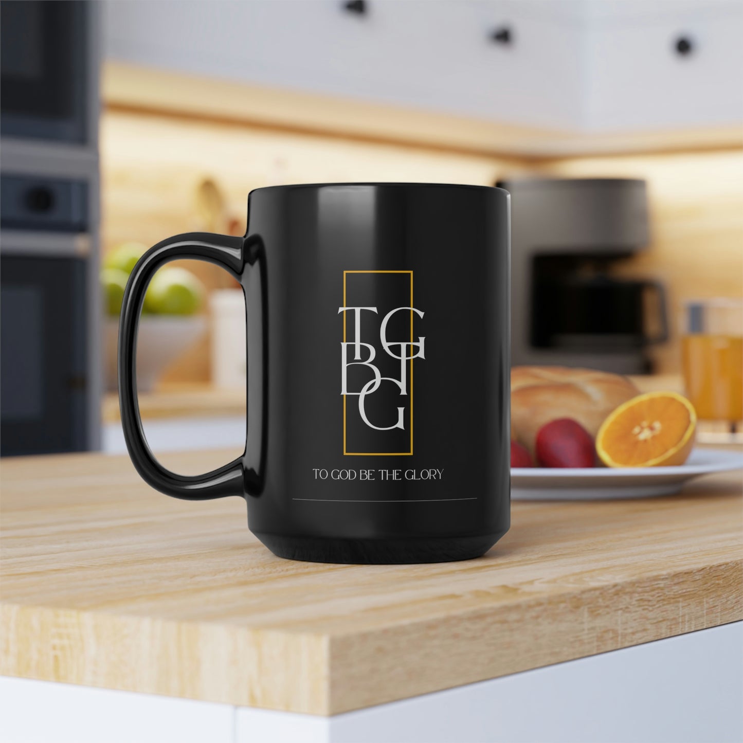 TGBTG Black Mug, 15oz