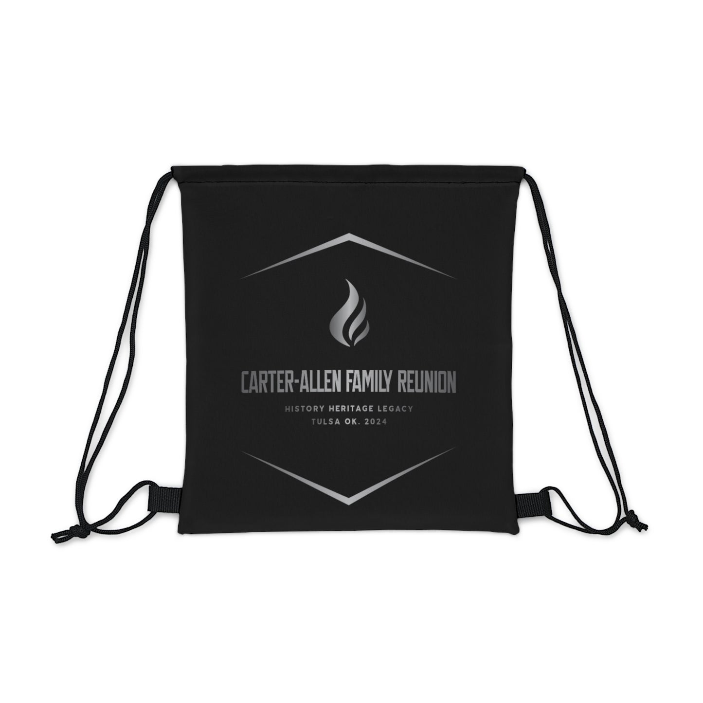 Carter-Allen Black Outdoor Drawstring Bag