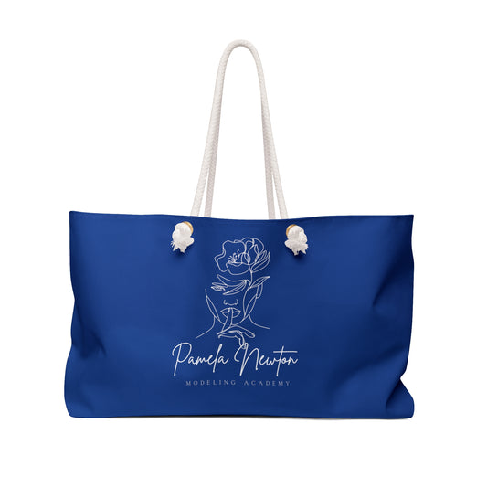 Pamela Newton Modeling Academy Dark Blue  Weekender Bag
