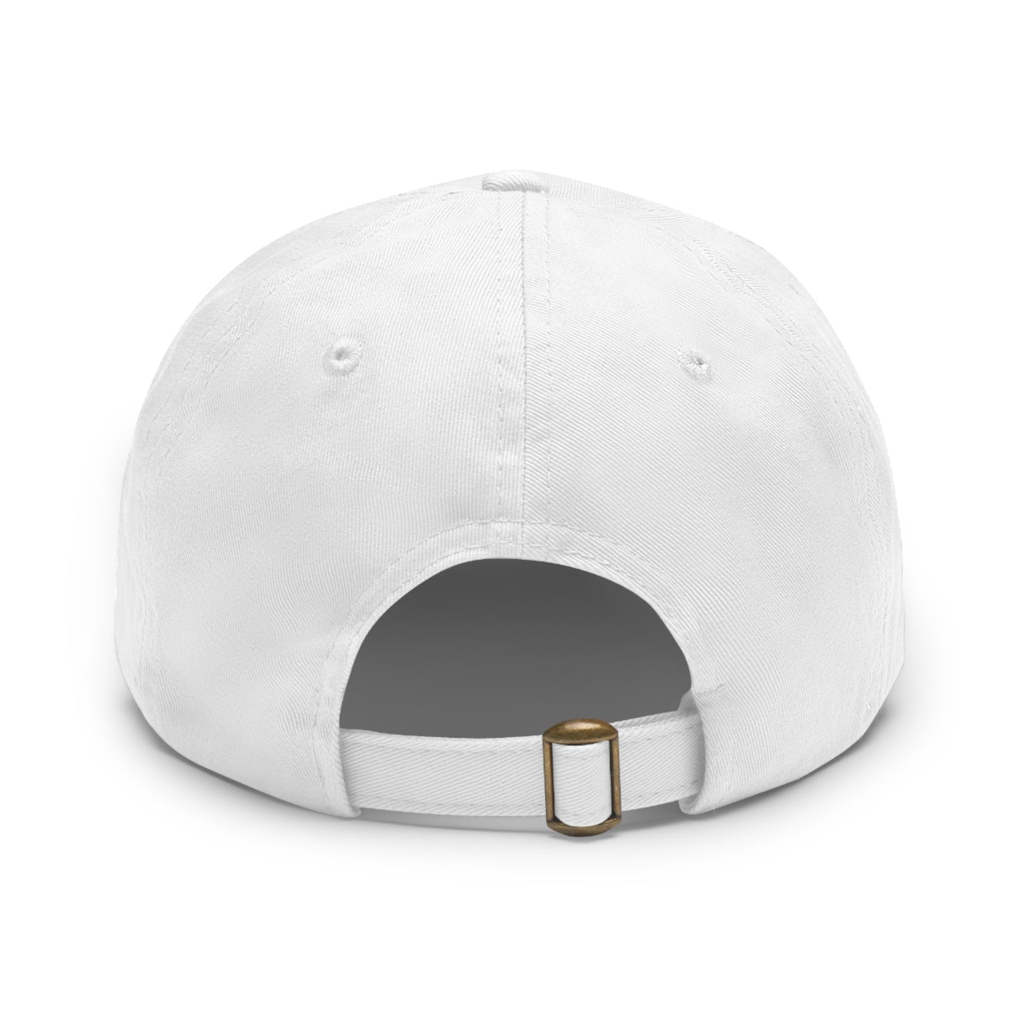 Carter Allen Dad Hat with Leather Patch (Round)