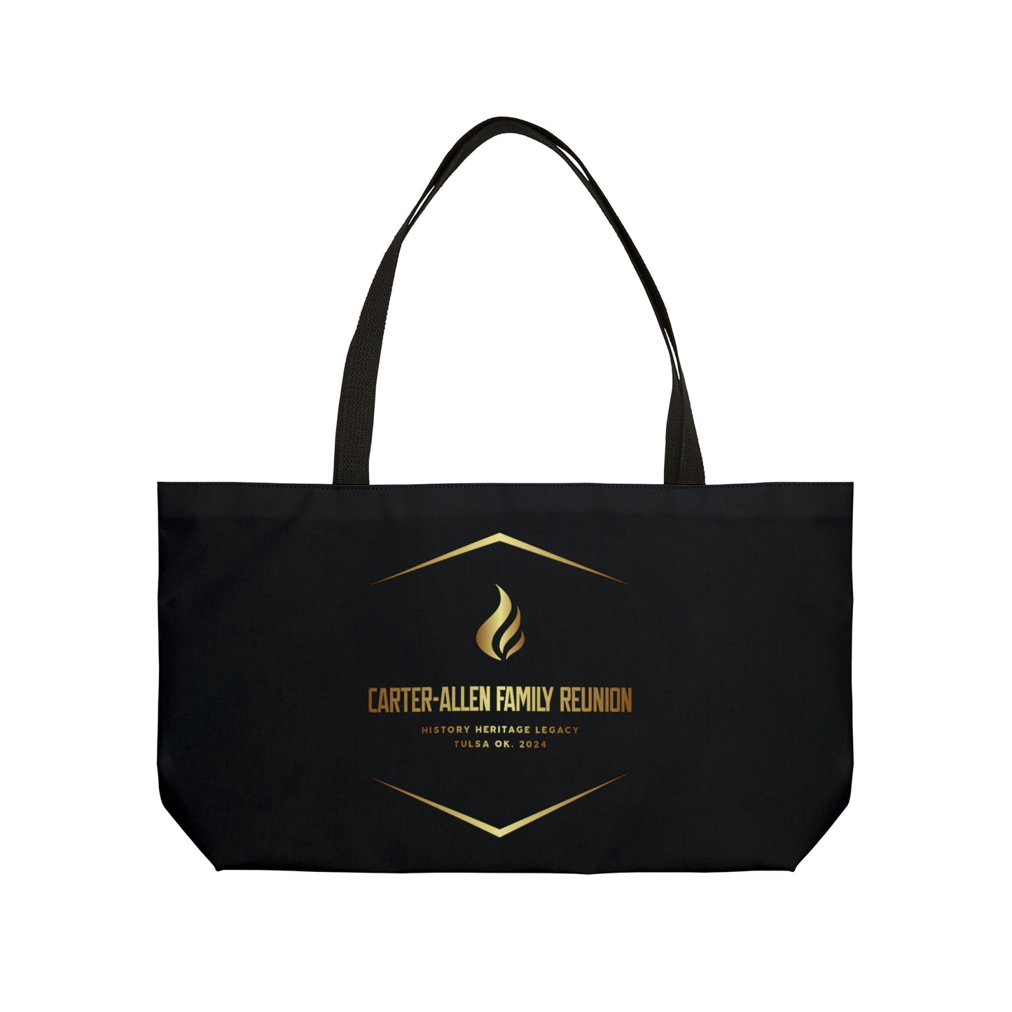 Black Carter-Allen Weekender Tote Bag