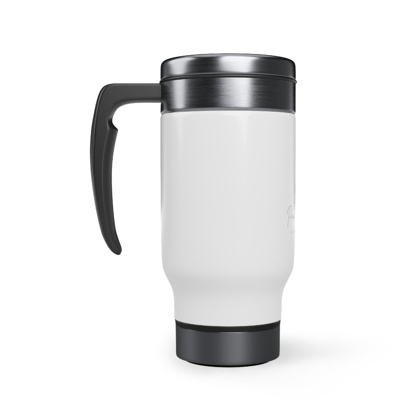 Pamela Newton Modeling Academy Stainless Steel Travel Mug with Handle, 14oz