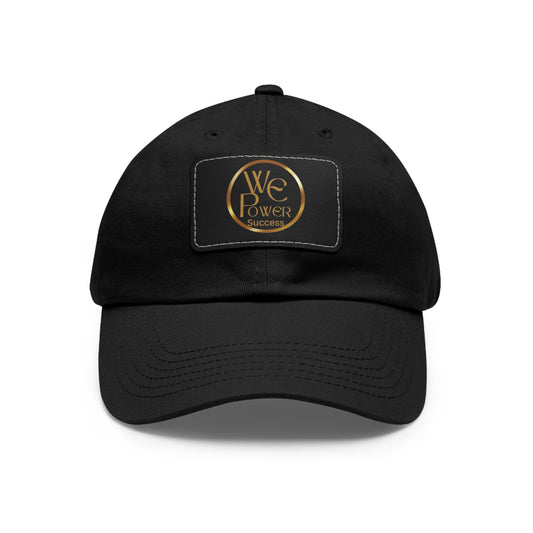 We Power Success Hat with Leather Patch