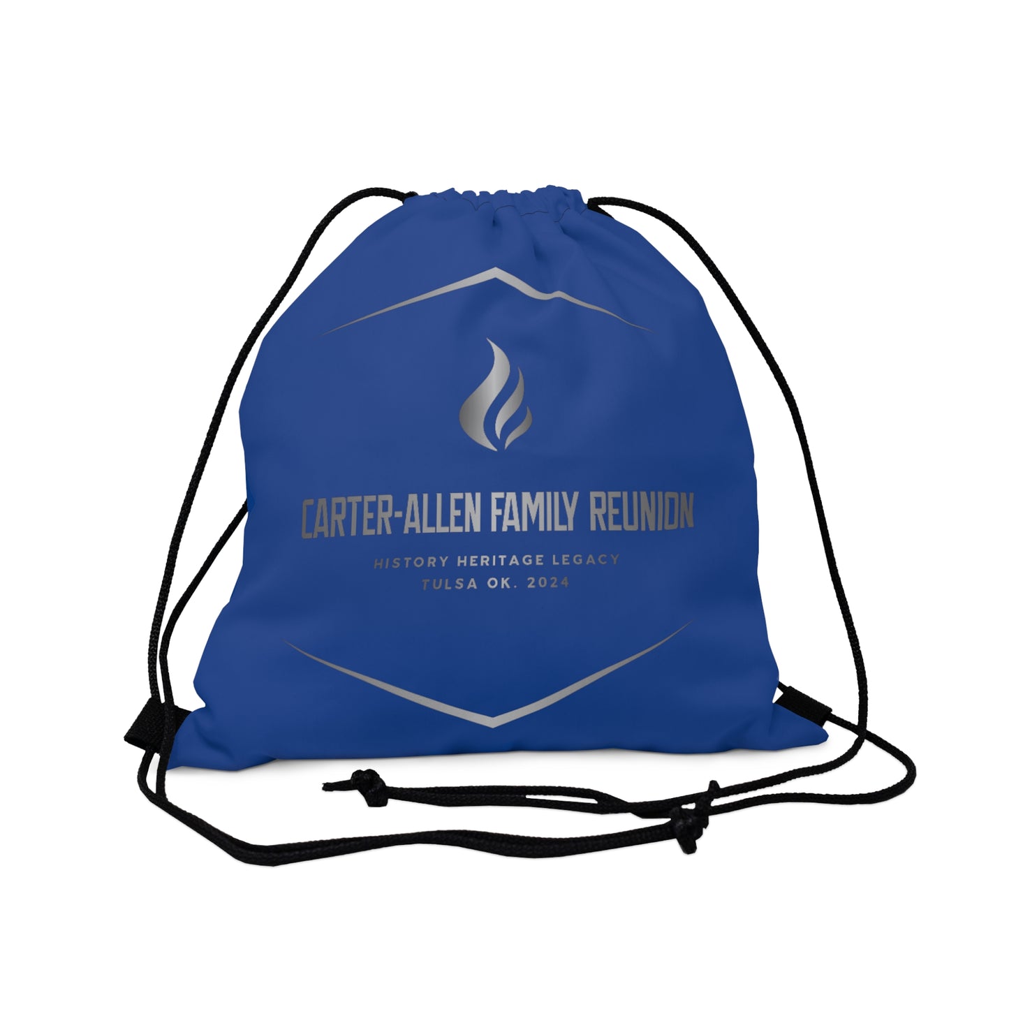 Carter-Allen Blue Outdoor Drawstring Bag