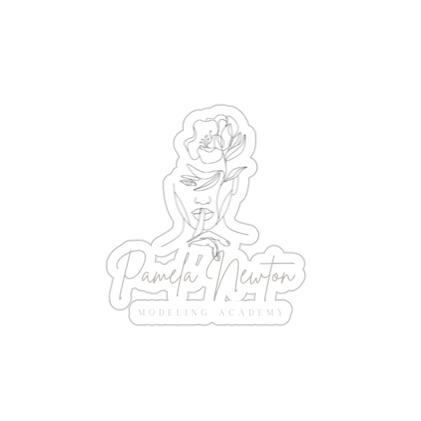 Pamela Newton Modeling Academy  Kiss-Cut Stickers