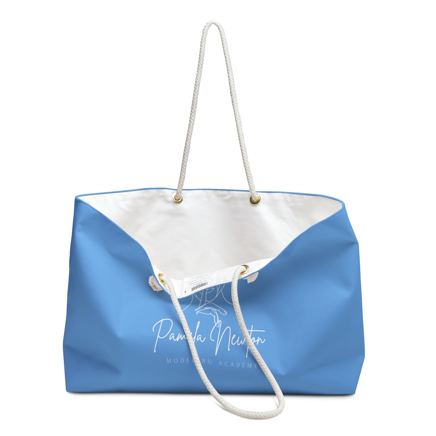 Pamela Newton Modeling Academy Light Blue  Weekender Bag