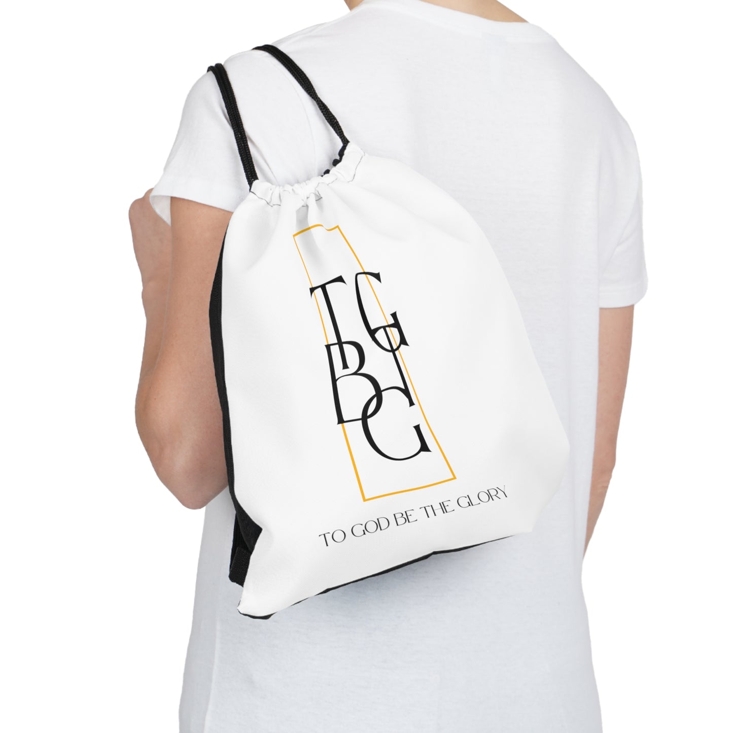 TGBTG Outdoor Drawstring Bag White