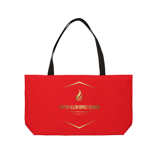 Red Carter-Allen Weekender Tote Bag
