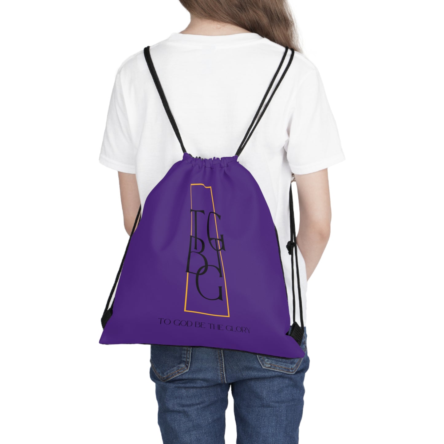 TGBTG Outdoor Drawstring Bag Purple