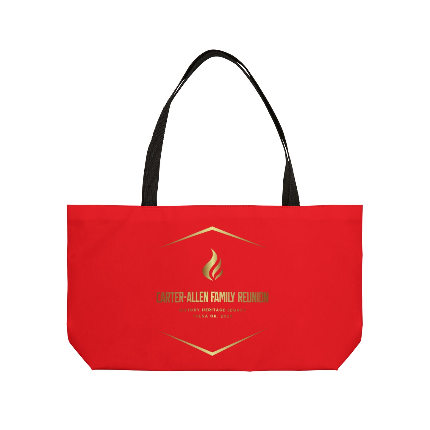 Red Carter-Allen Weekender Tote Bag