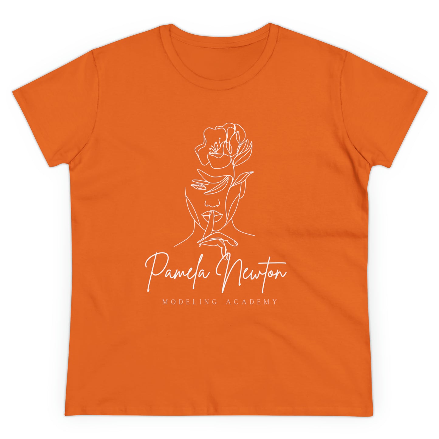 Pamela Newton Modeling Academy Women's Midweight Cotton Tee