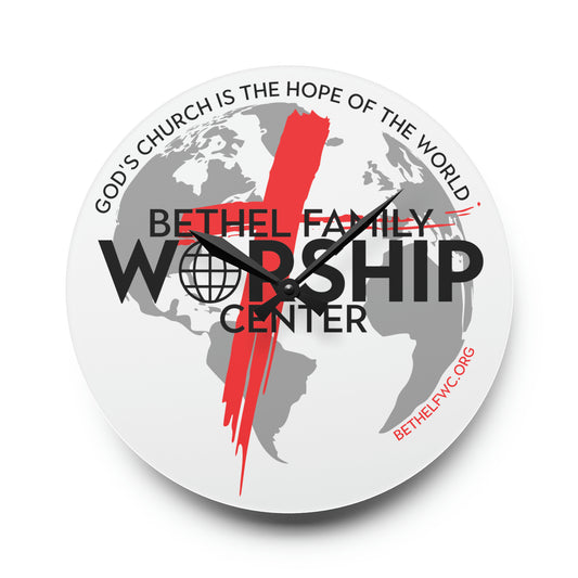 BFWC Acrylic Wall Clock