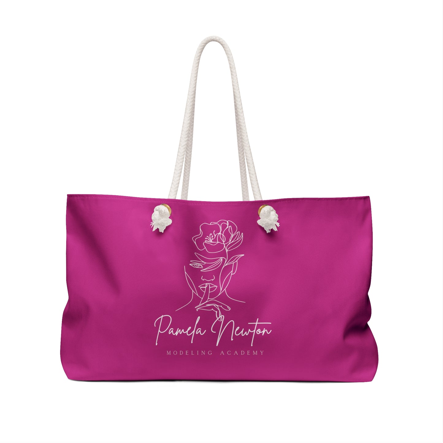 Pamela Newton Modeling Academy Pink  Weekender Bag