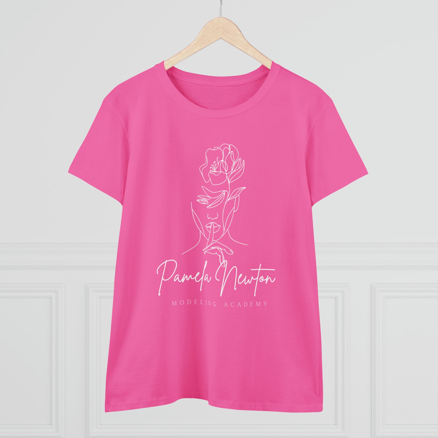 Pamela Newton Modeling Academy Women's Midweight Cotton Tee