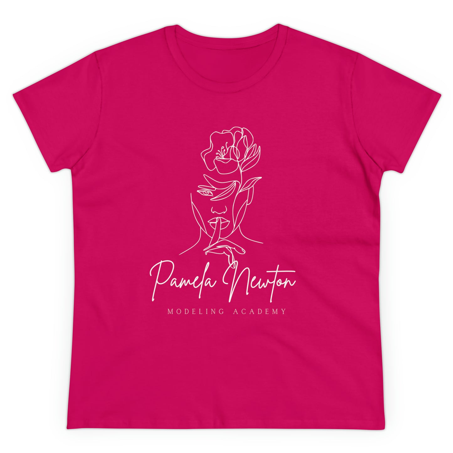 Pamela Newton Modeling Academy Women's Midweight Cotton Tee