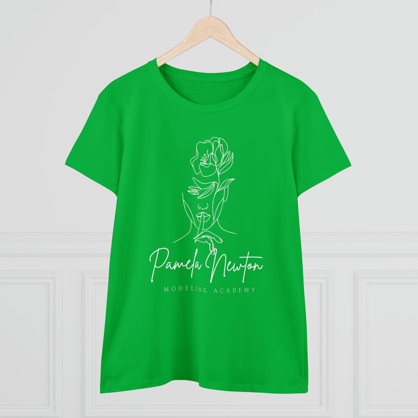 Pamela Newton Modeling Academy Women's Midweight Cotton Tee