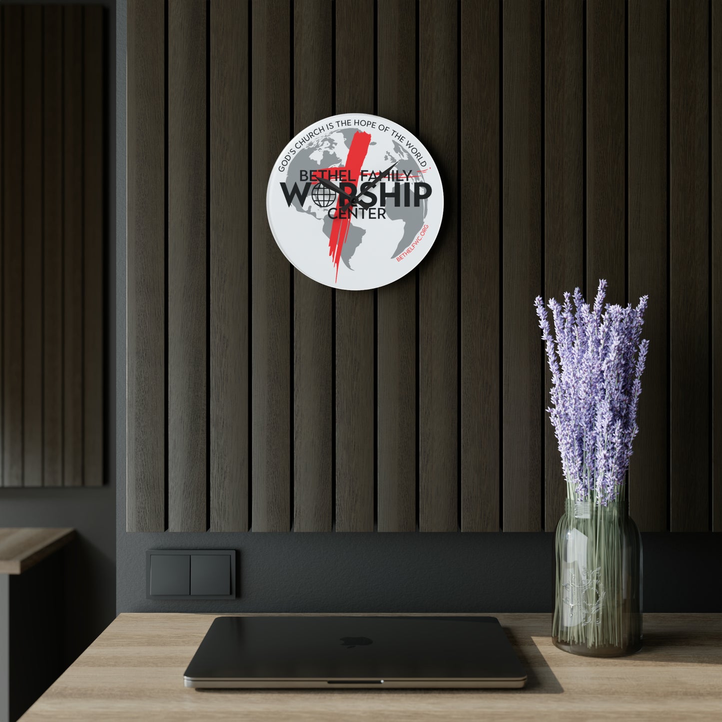 BFWC Acrylic Wall Clock