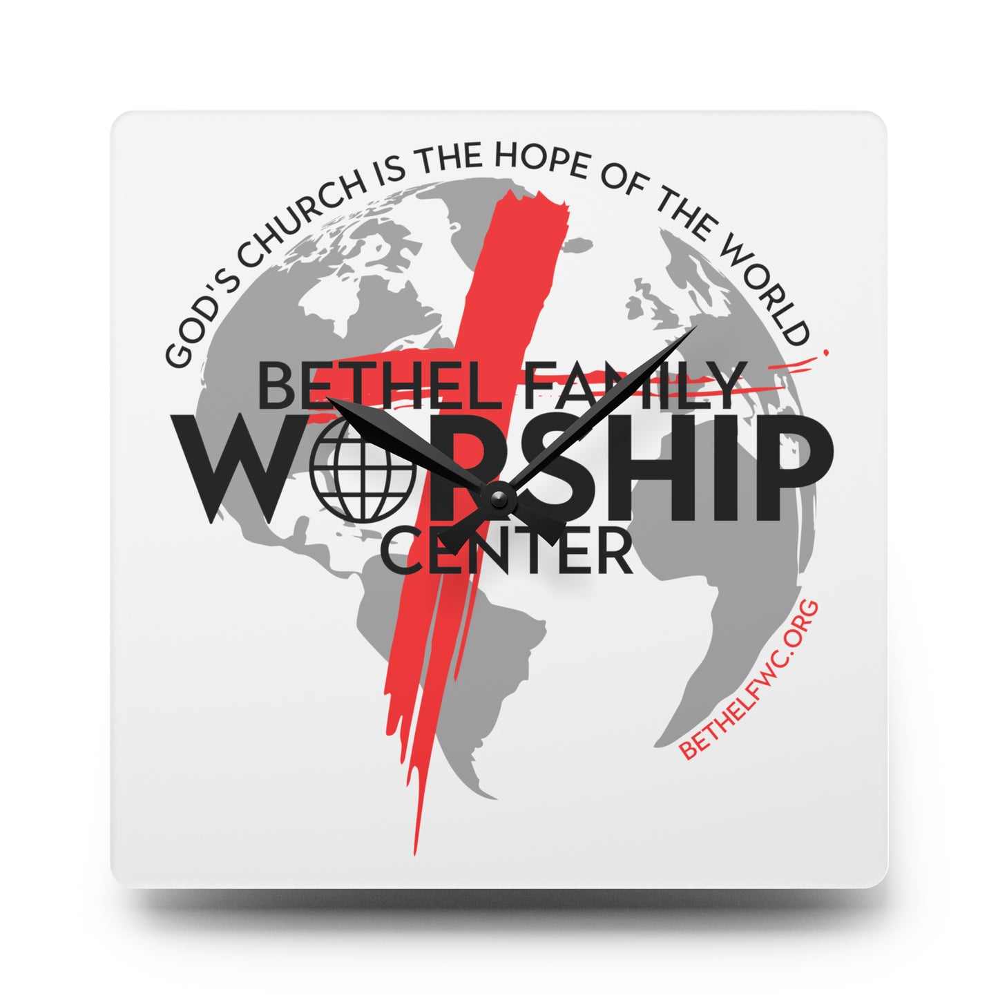 BFWC Acrylic Wall Clock