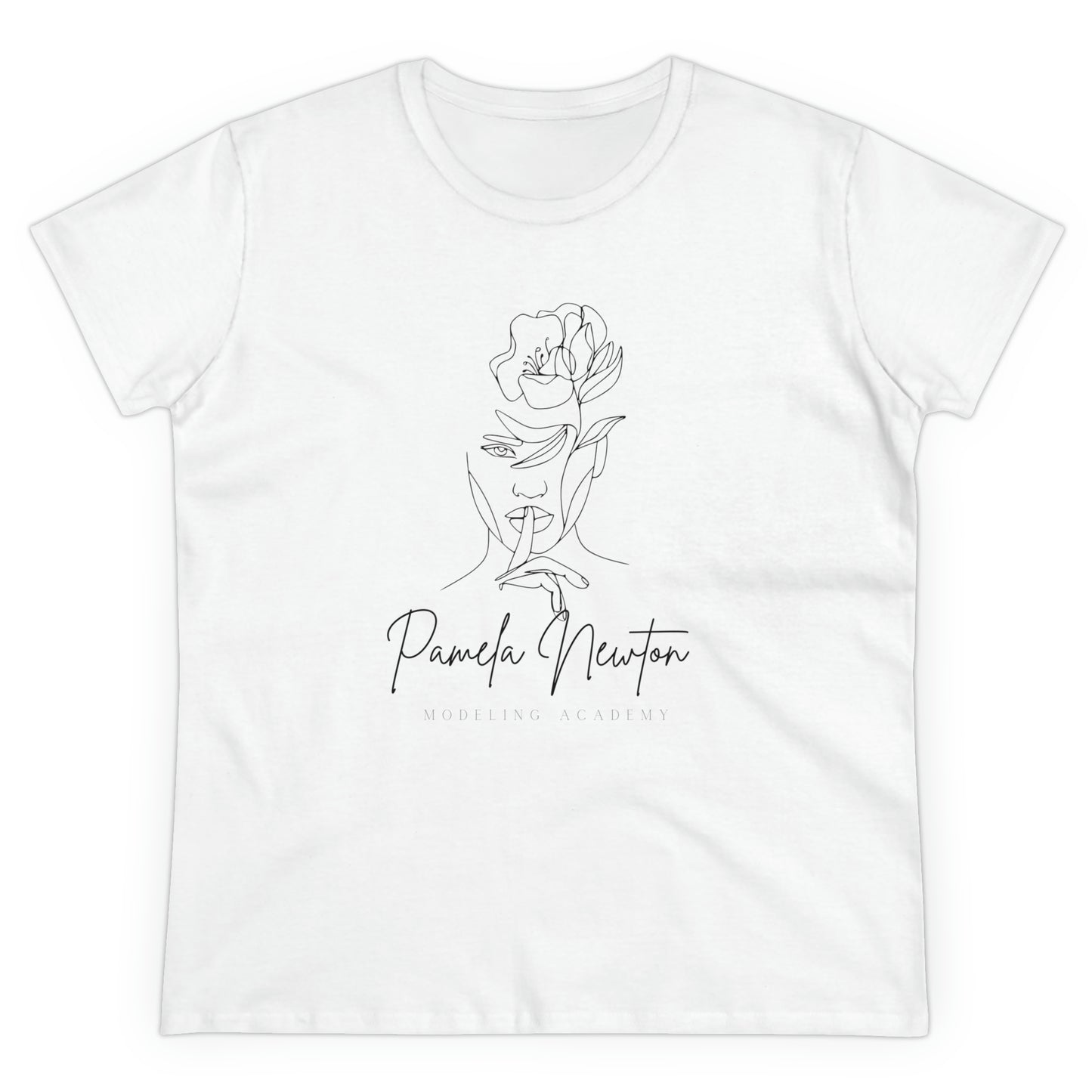 Pamela Newton Modeling Academy Women's Midweight Cotton Tee