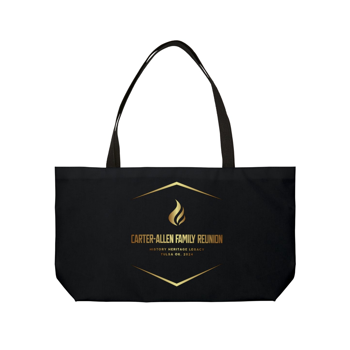 Black Carter-Allen Weekender Tote Bag